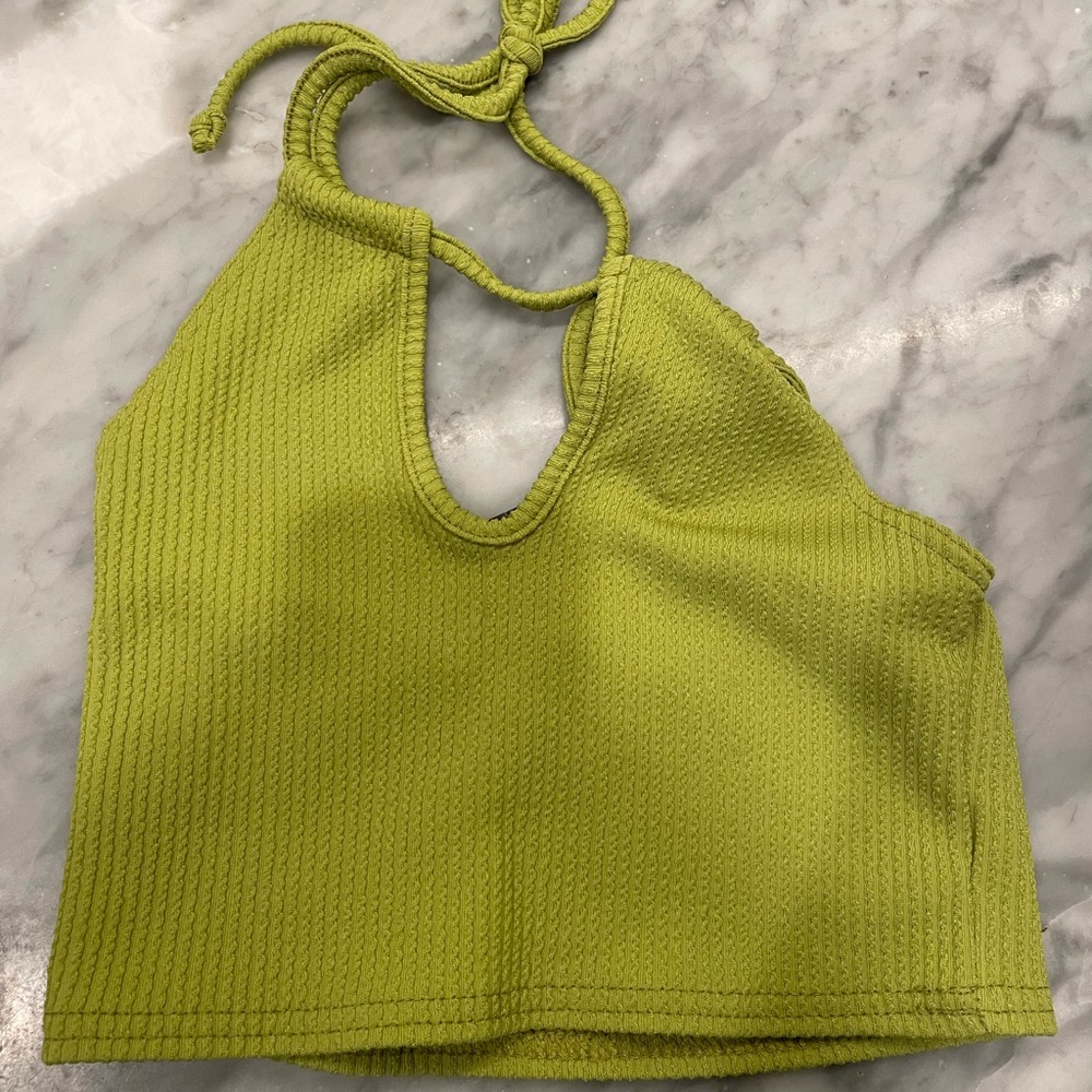 Cute Green Halter Top